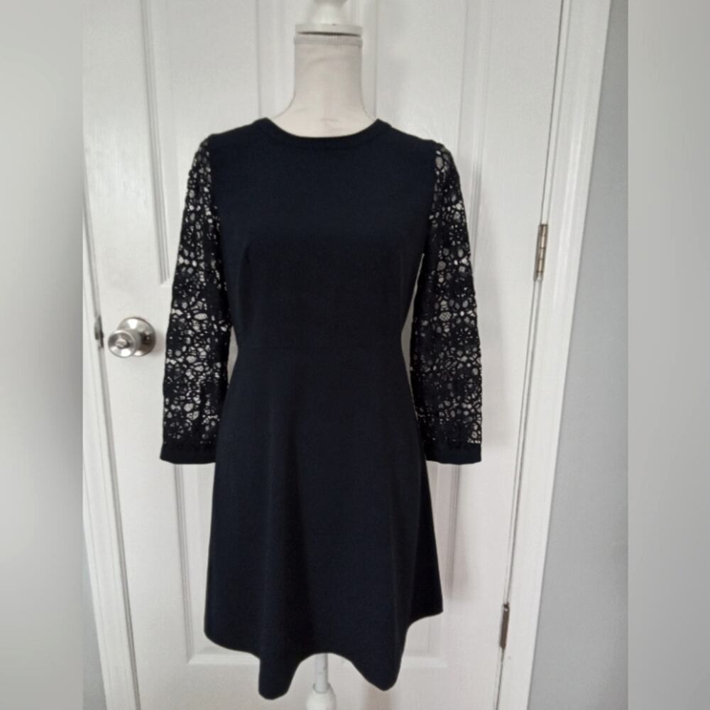 Women's PETITE sz 2 Loft Navy dress